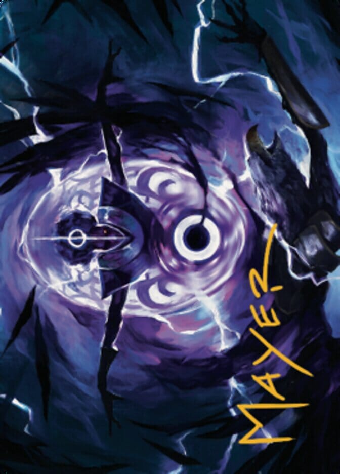 Rona's Vortex Art Card (Gold-Stamped Signature) [Dominaria United Art Series] MTG Single Magic: The Gathering  | Multizone: Comics And Games