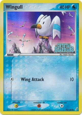 Wingull (70/100) (Stamped) [EX: Crystal Guardians] Pokemon Single Pokémon  | Multizone: Comics And Games