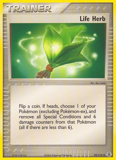 Life Herb (93/112) [EX: FireRed & LeafGreen] Pokemon Single Pokémon  | Multizone: Comics And Games