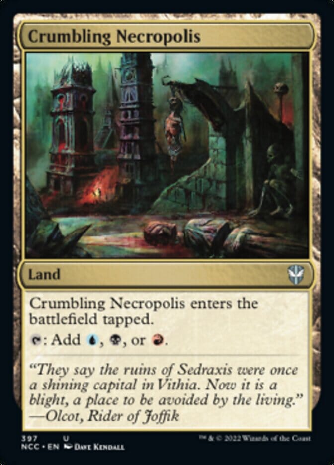 Crumbling Necropolis [Streets of New Capenna Commander] MTG Single Magic: The Gathering  | Multizone: Comics And Games