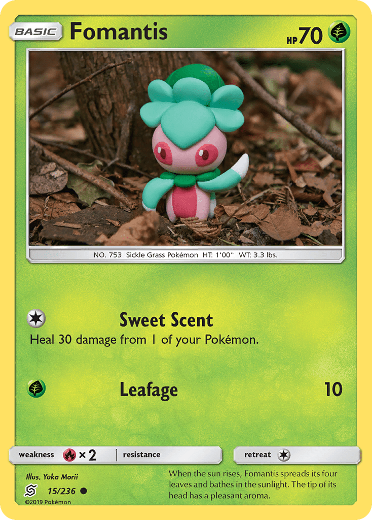 Fomantis (15/236) [Sun & Moon: Unified Minds] Pokemon Single Pokémon  | Multizone: Comics And Games
