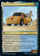 Goldbug, Humanity's Ally // Goldbug, Scrappy Scout [Universes Beyond: Transformers] MTG Single Magic: The Gathering  | Multizone: Comics And Games