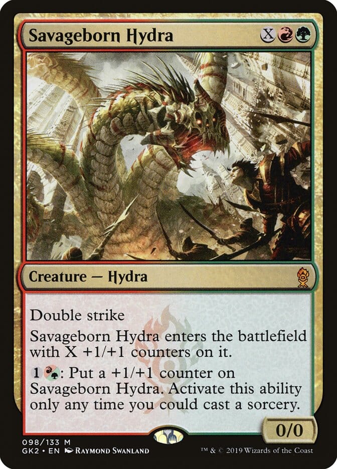 Savageborn Hydra [Ravnica Allegiance Guild Kit] MTG Single Magic: The Gathering  | Multizone: Comics And Games
