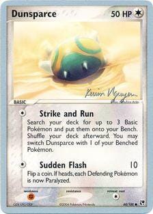 Dunsparce (60/100) (Team Rushdown - Kevin Nguyen) [World Championships 2004] Pokemon Single Pokémon  | Multizone: Comics And Games