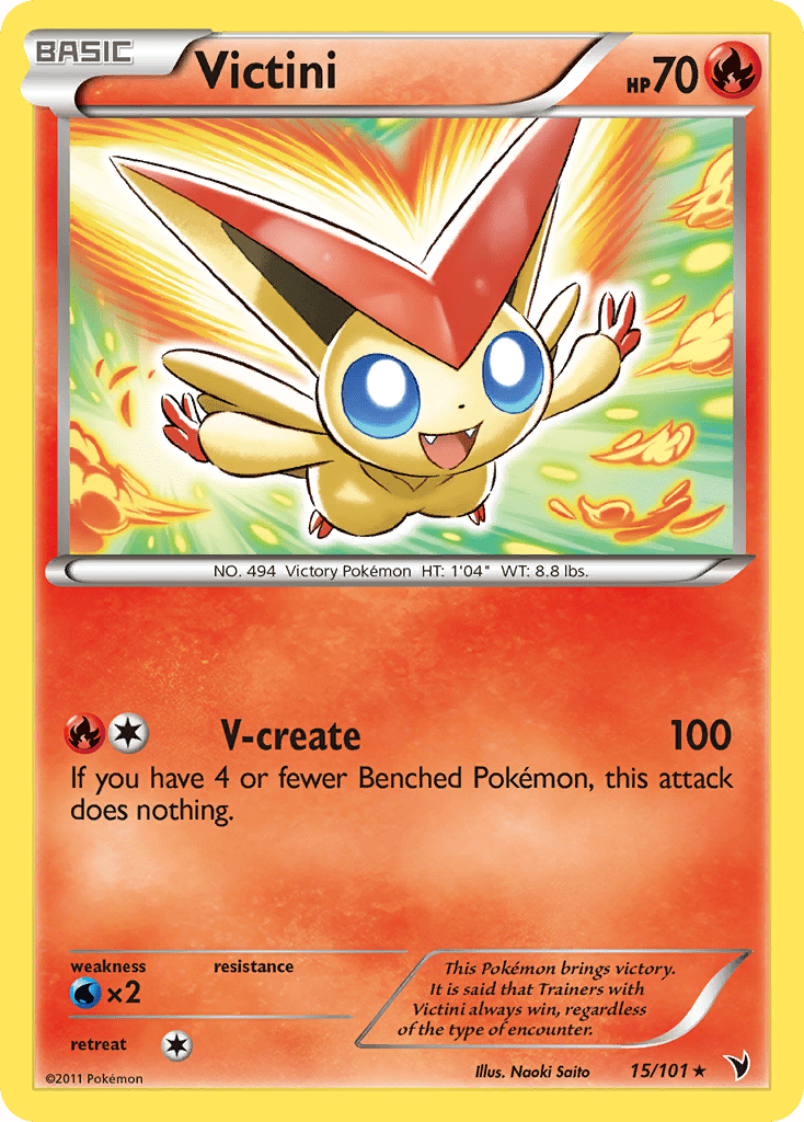 Victini (15/101) [Black & White: Noble Victories] Pokemon Single Pokémon  | Multizone: Comics And Games