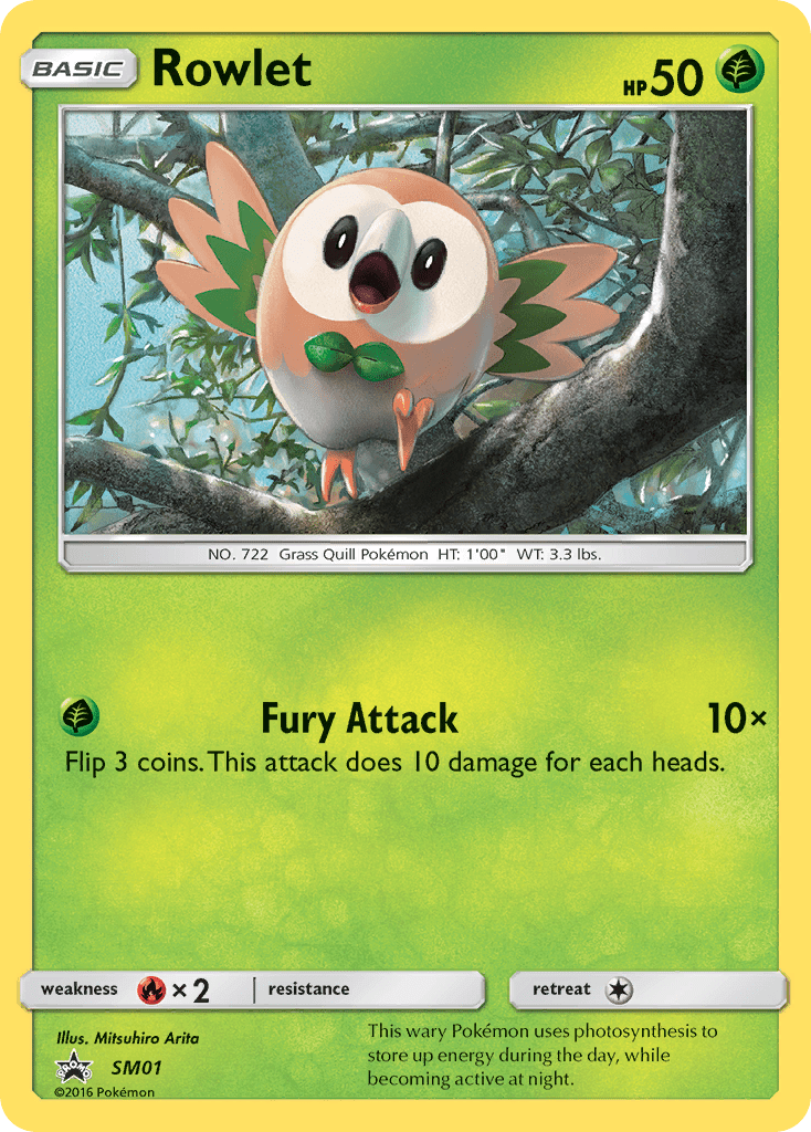 Rowlet (SM01) [Sun & Moon: Black Star Promos] Pokemon Single Pokémon  | Multizone: Comics And Games