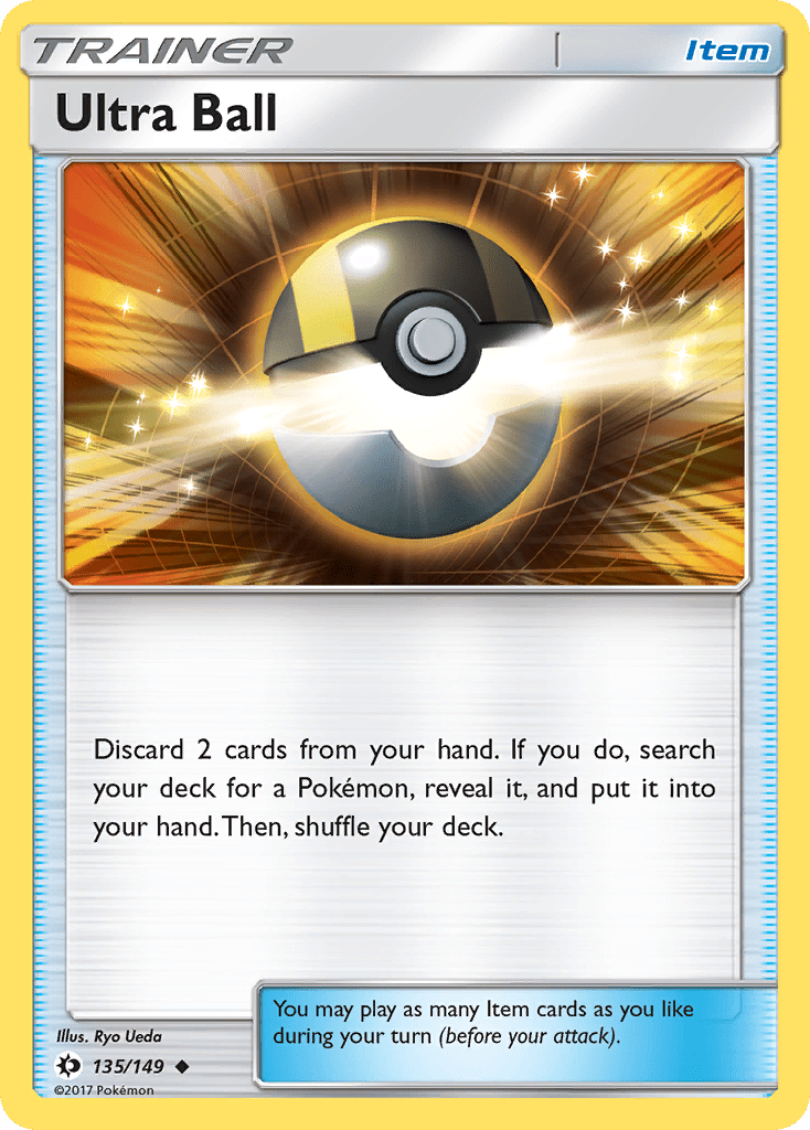 Ultra Ball (135/149) [Sun & Moon: Base Set] Pokemon Single Pokémon  | Multizone: Comics And Games