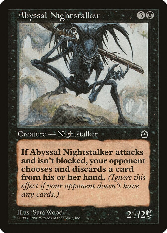 Abyssal Nightstalker [Portal Second Age] MTG Single Magic: The Gathering  | Multizone: Comics And Games