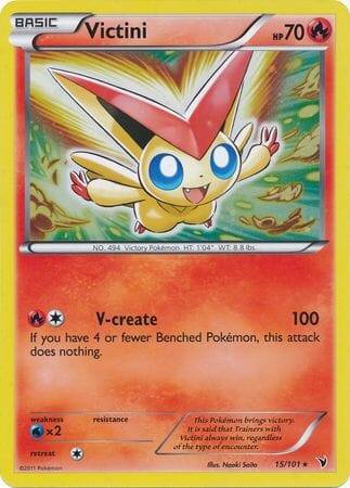 Victini (15/101) (Jumbo Card) [Black & White: Noble Victories] Pokemon Single Pokémon  | Multizone: Comics And Games