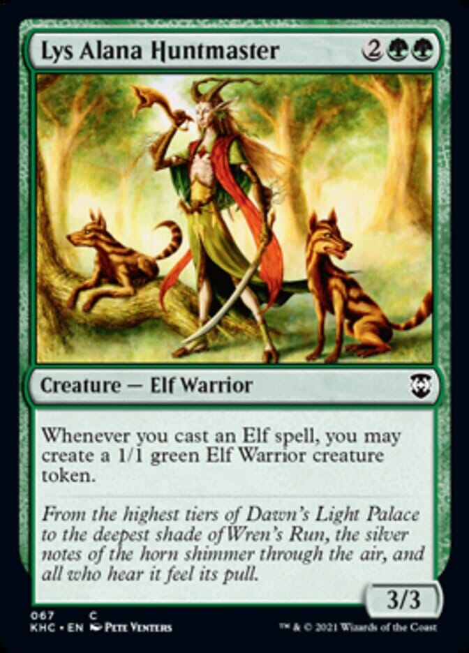 Lys Alana Huntmaster [Kaldheim Commander] MTG Single Magic: The Gathering  | Multizone: Comics And Games