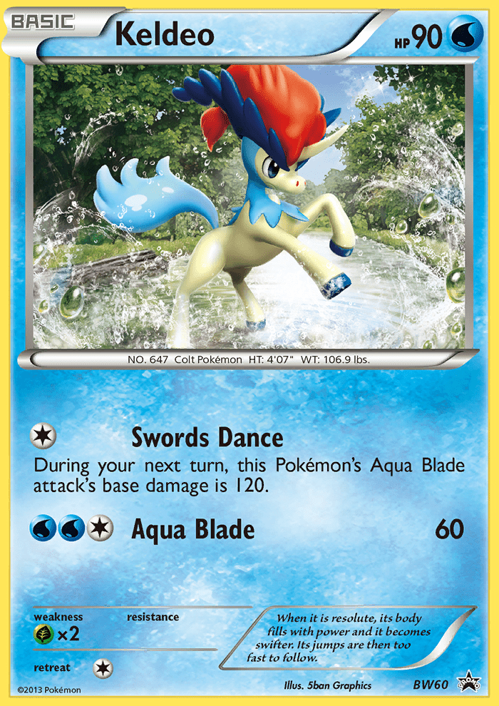 Keldeo (BW60) [Black & White: Black Star Promos] Pokemon Single Pokémon  | Multizone: Comics And Games