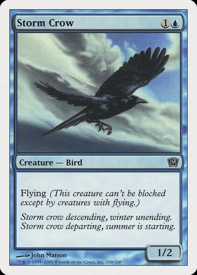 Storm Crow [Ninth Edition] MTG Single Magic: The Gathering  | Multizone: Comics And Games