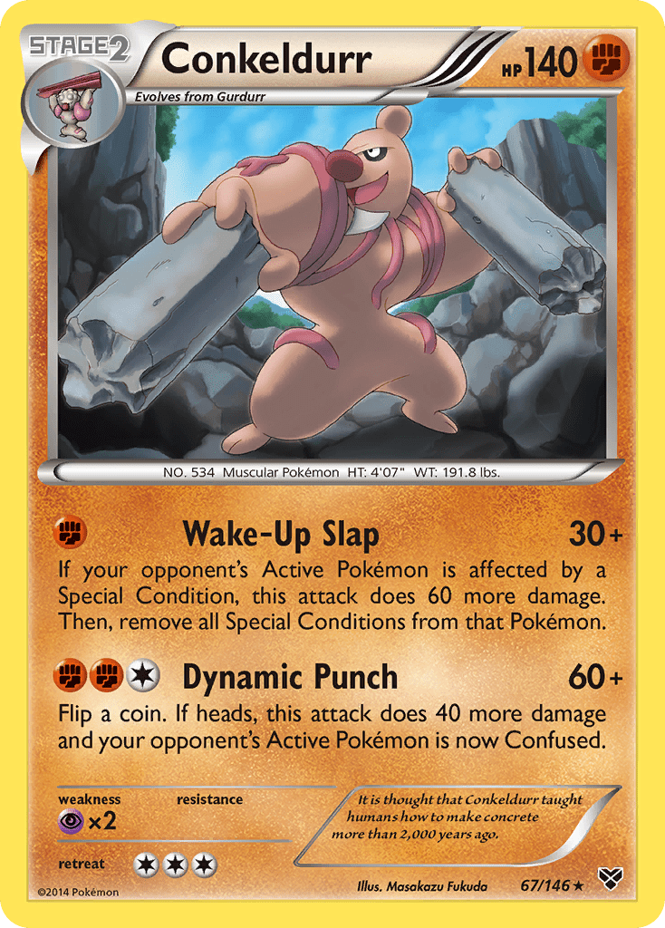 Conkeldurr (67/146) [XY: Base Set] Pokemon Single Pokémon  | Multizone: Comics And Games