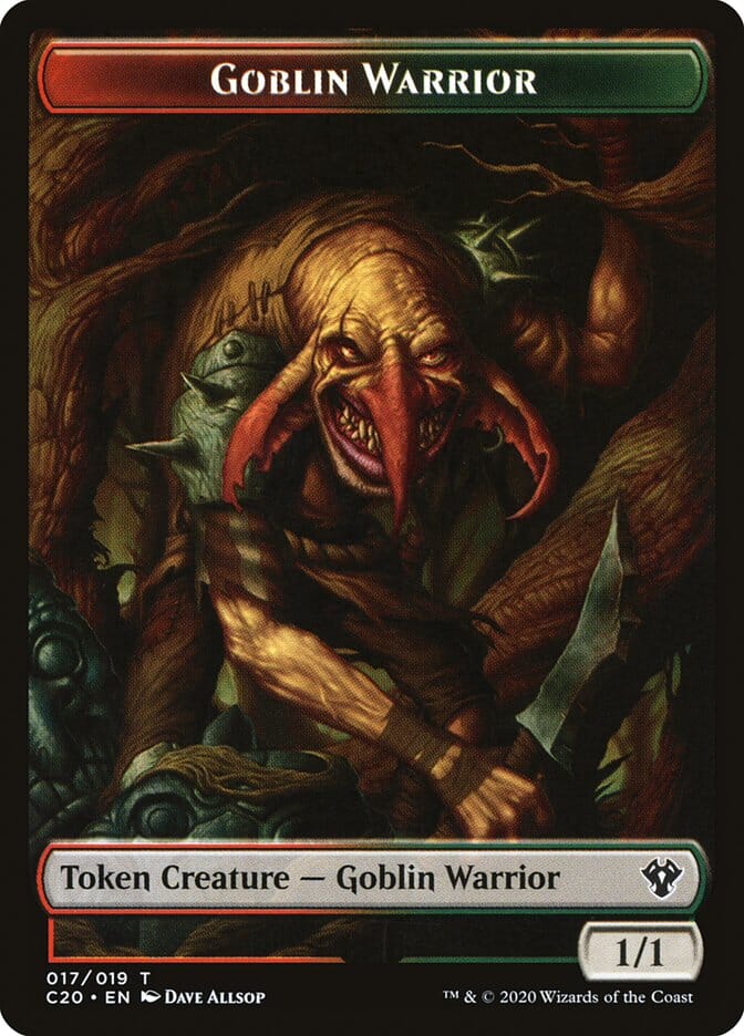 Goblin Warrior Token [Commander 2020] MTG Single Magic: The Gathering  | Multizone: Comics And Games