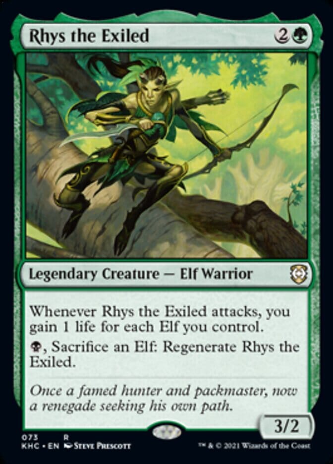 Rhys the Exiled [Kaldheim Commander] MTG Single Magic: The Gathering  | Multizone: Comics And Games