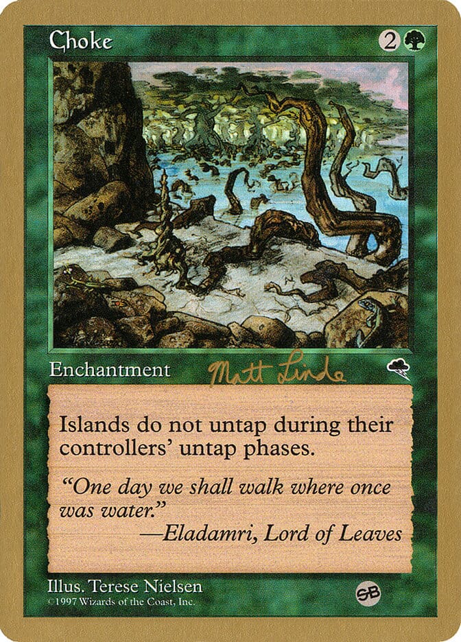 Choke (Matt Linde) (SB) [World Championship Decks 1999] MTG Single Magic: The Gathering  | Multizone: Comics And Games