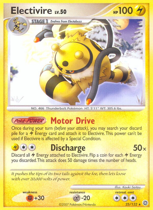 Electivire (25/132) (Theme Deck Exclusive) [Diamond & Pearl: Secret Wonders] Pokemon Single Pokémon  | Multizone: Comics And Games