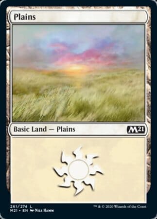 Plains (261) [Core Set 2021] MTG Single Magic: The Gathering  | Multizone: Comics And Games