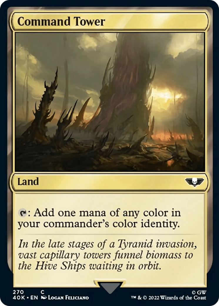 Command Tower (270) [Universes Beyond: Warhammer 40,000] MTG Single Magic: The Gathering  | Multizone: Comics And Games