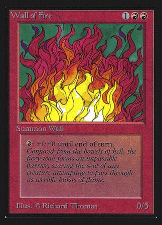 Wall of Fire (IE) [Intl. Collectors’ Edition] MTG Single Magic: The Gathering  | Multizone: Comics And Games