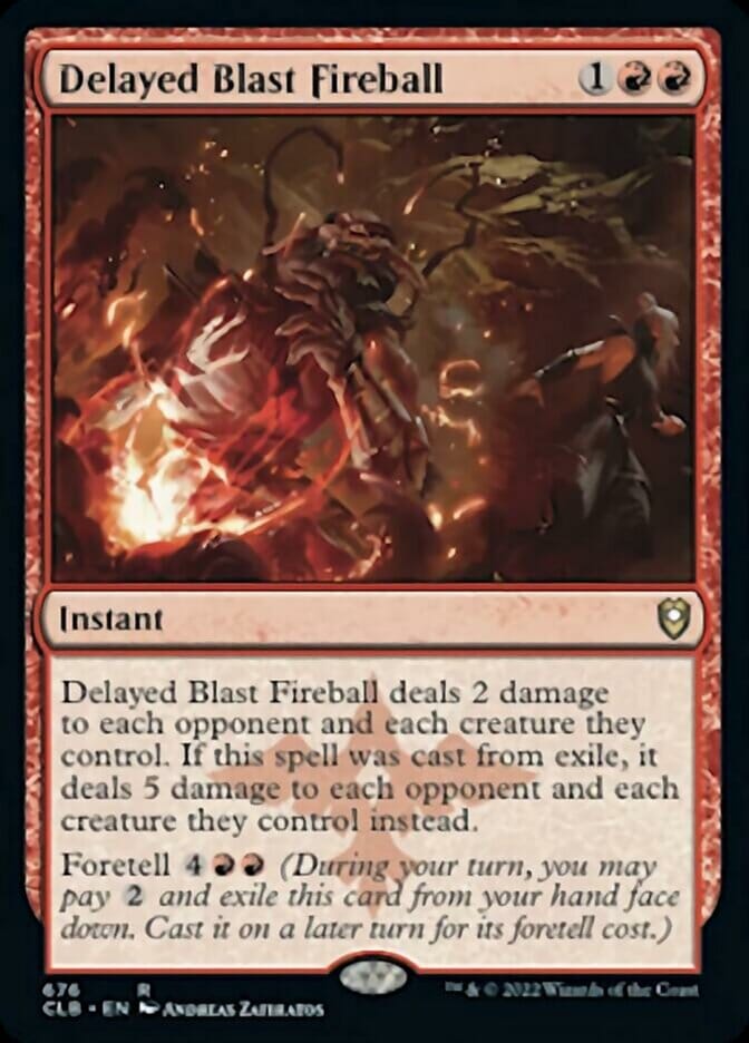 Delayed Blast Fireball [Commander Legends: Battle for Baldur's Gate] MTG Single Magic: The Gathering  | Multizone: Comics And Games