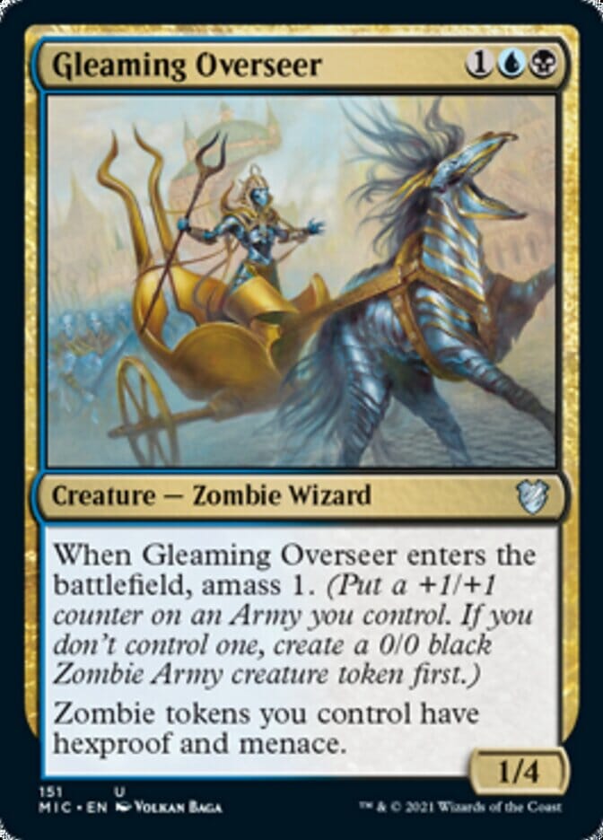 Gleaming Overseer [Innistrad: Midnight Hunt Commander] MTG Single Magic: The Gathering  | Multizone: Comics And Games