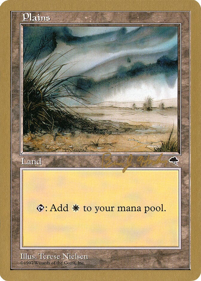 Plains (bh333) (Brian Hacker) [World Championship Decks 1998] MTG Single Magic: The Gathering  | Multizone: Comics And Games