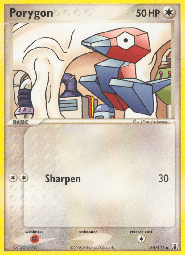 Porygon (80/113) [EX: Delta Species] Pokemon Single Pokémon  | Multizone: Comics And Games