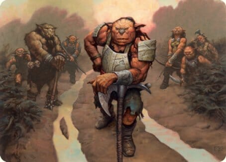 Hobgoblin Bandit Lord Art Card [Dungeons & Dragons: Adventures in the Forgotten Realms Art Series] MTG Single Magic: The Gathering  | Multizone: Comics And Games