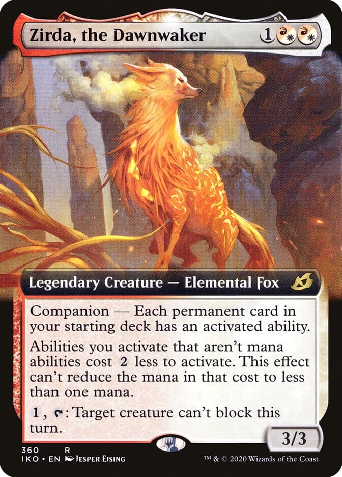 Zirda, the Dawnwaker (Extended Art) [Ikoria: Lair of Behemoths] MTG Single Magic: The Gathering  | Multizone: Comics And Games