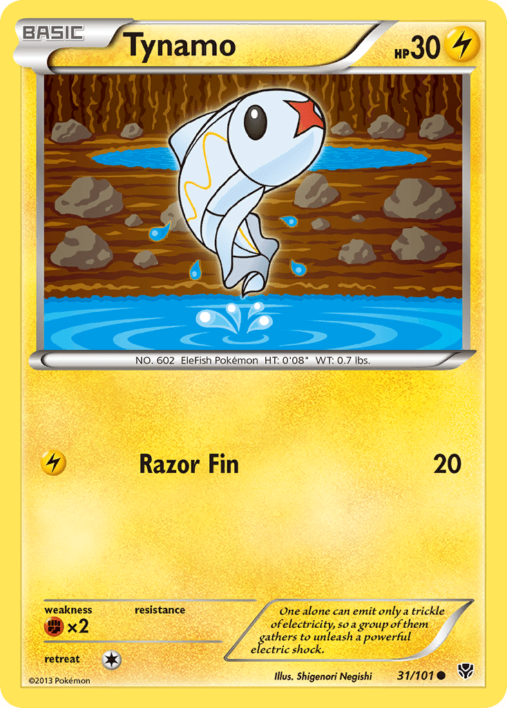 Tynamo (31/101) [Black & White: Plasma Blast] Pokemon Single Pokémon  | Multizone: Comics And Games