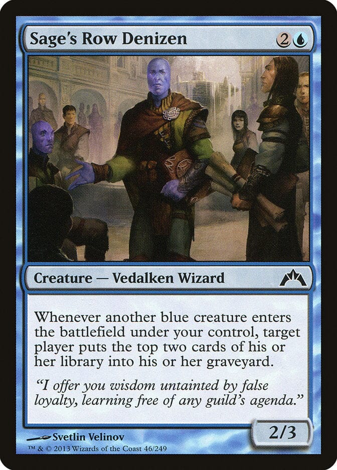 Sage's Row Denizen [Gatecrash] MTG Single Magic: The Gathering  | Multizone: Comics And Games