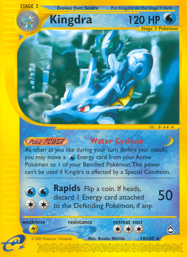 Kingdra (19/147) [Aquapolis] Pokemon Single Pokémon  | Multizone: Comics And Games