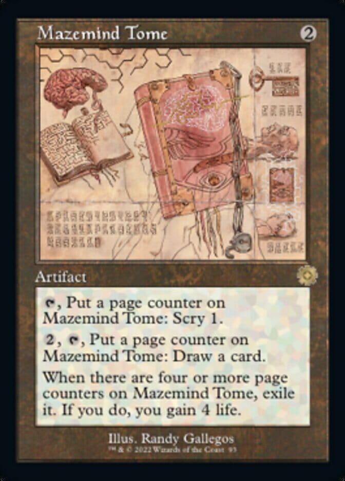 Mazemind Tome (Retro Schematic) [The Brothers' War Retro Artifacts] MTG Single Magic: The Gathering  | Multizone: Comics And Games