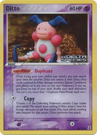 Ditto (38/113) (Stamped) [EX: Delta Species] Pokemon Single Pokémon  | Multizone: Comics And Games