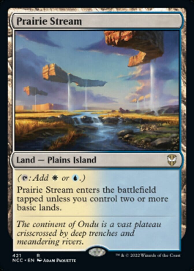 Prairie Stream [Streets of New Capenna Commander] MTG Single Magic: The Gathering  | Multizone: Comics And Games