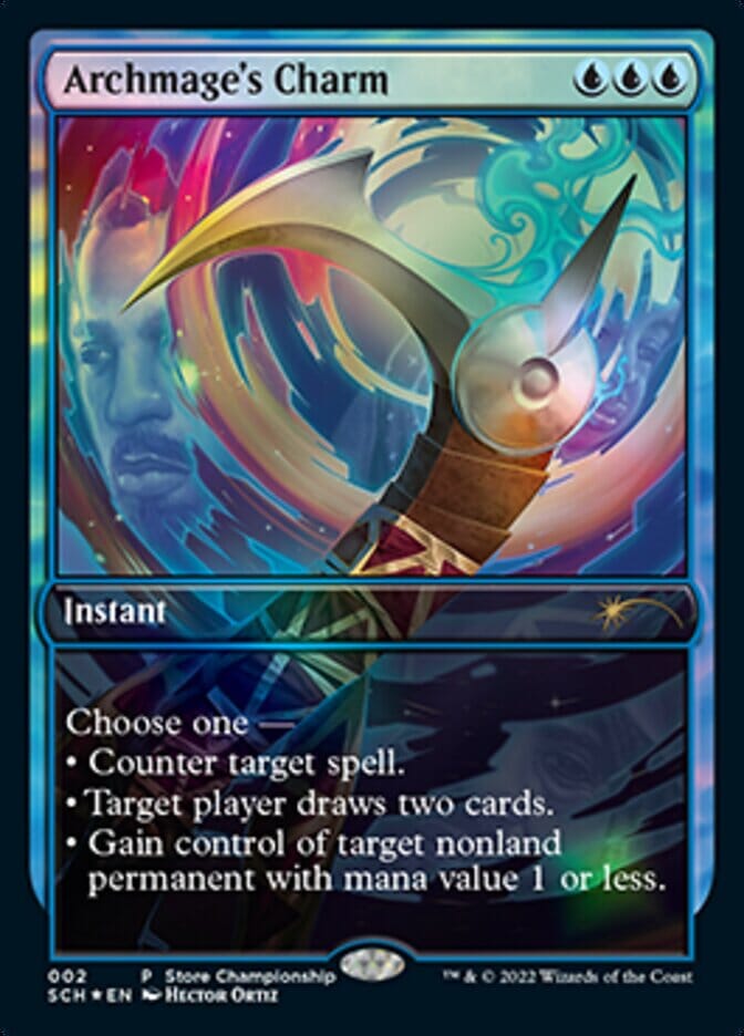 Archmage's Charm (Extended Art) [Store Championships 2022] MTG Single Magic: The Gathering  | Multizone: Comics And Games