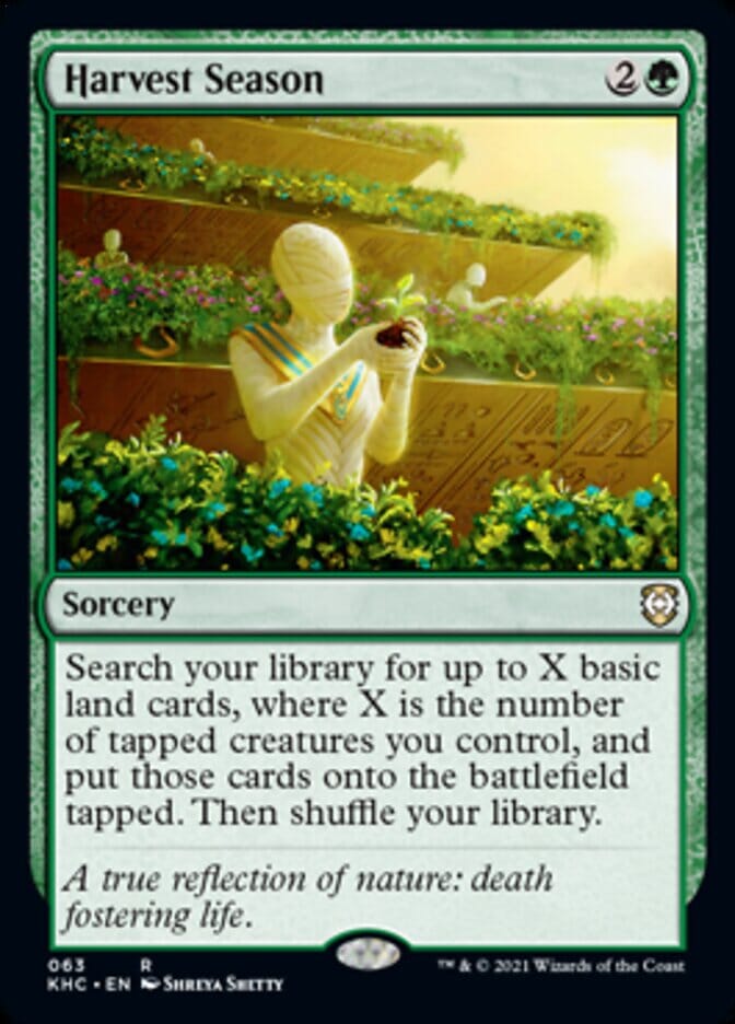 Harvest Season [Kaldheim Commander] MTG Single Magic: The Gathering  | Multizone: Comics And Games