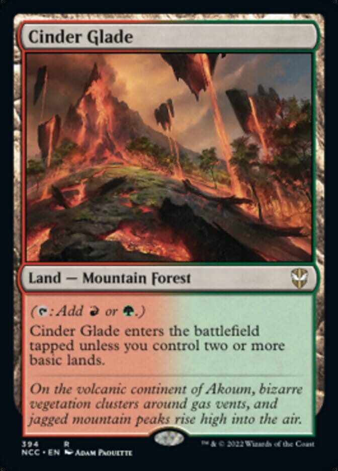 Cinder Glade [Streets of New Capenna Commander] MTG Single Magic: The Gathering  | Multizone: Comics And Games