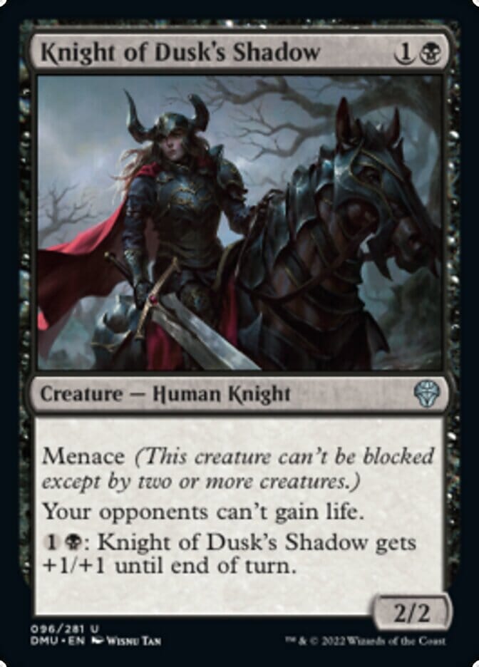 Knight of Dusk's Shadow [Dominaria United] MTG Single Magic: The Gathering  | Multizone: Comics And Games