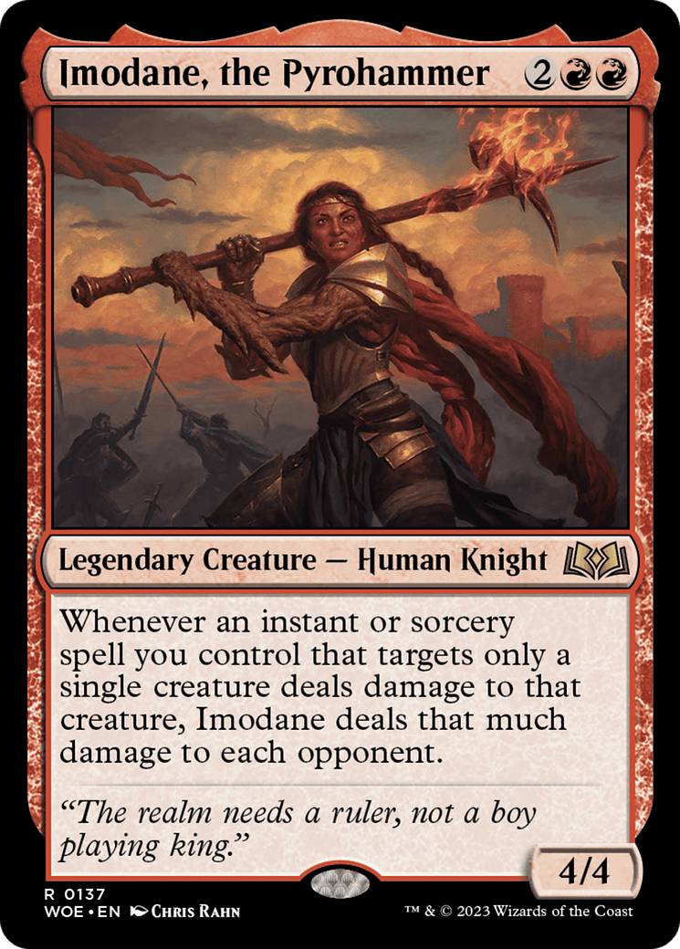 Imodane, the Pyrohammer [Wilds of Eldraine] MTG Single Magic: The Gathering  | Multizone: Comics And Games