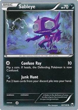 Sableye (62/108) (Darkrai Deck - Jason Klaczynski) [World Championships 2013] Pokemon Single Pokémon  | Multizone: Comics And Games