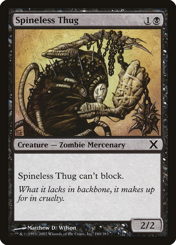 Spineless Thug [Tenth Edition] MTG Single Magic: The Gathering  | Multizone: Comics And Games