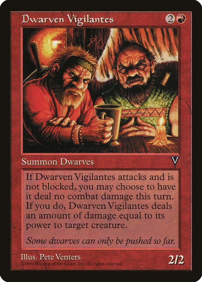 Dwarven Vigilantes [Visions] MTG Single Magic: The Gathering  | Multizone: Comics And Games