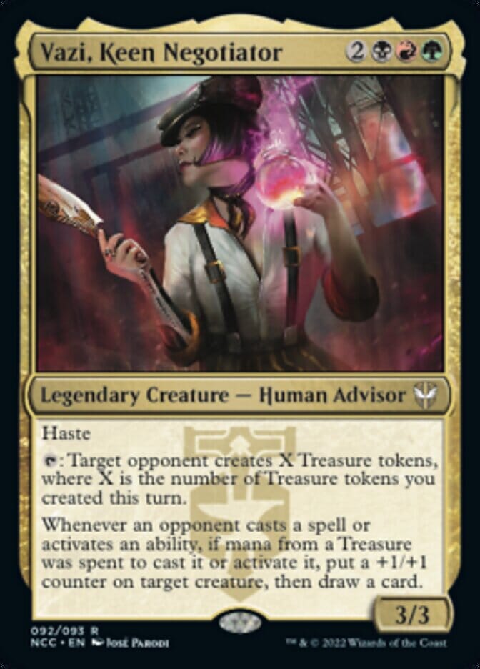 Vazi, Keen Negotiator [Streets of New Capenna Commander] MTG Single Magic: The Gathering  | Multizone: Comics And Games