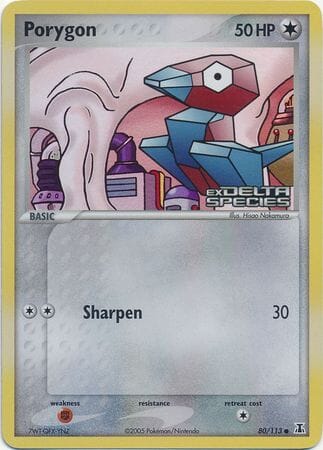Porygon (80/113) (Stamped) [EX: Delta Species] Pokemon Single Pokémon  | Multizone: Comics And Games