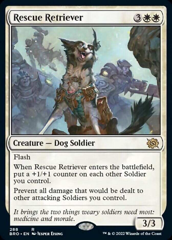 Rescue Retriever [The Brothers' War] MTG Single Magic: The Gathering  | Multizone: Comics And Games