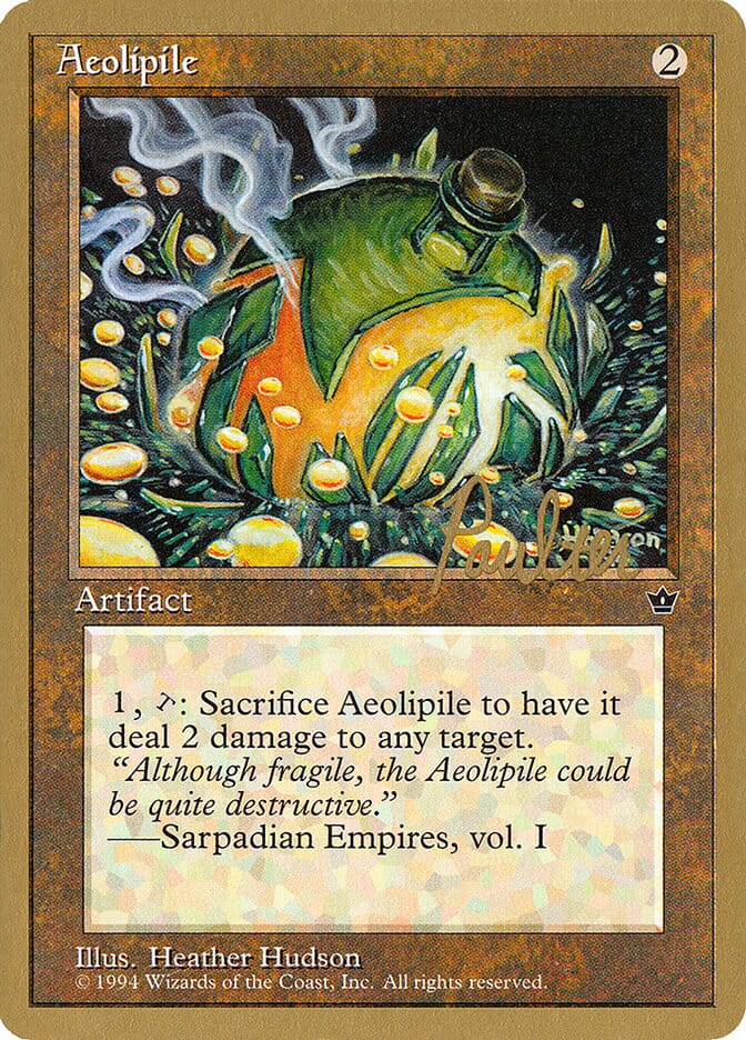 Aeolipile (Preston Poulter) [Pro Tour Collector Set] MTG Single Magic: The Gathering  | Multizone: Comics And Games