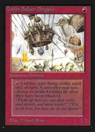 Goblin Balloon Brigade (IE) [Intl. Collectors’ Edition] MTG Single Magic: The Gathering  | Multizone: Comics And Games