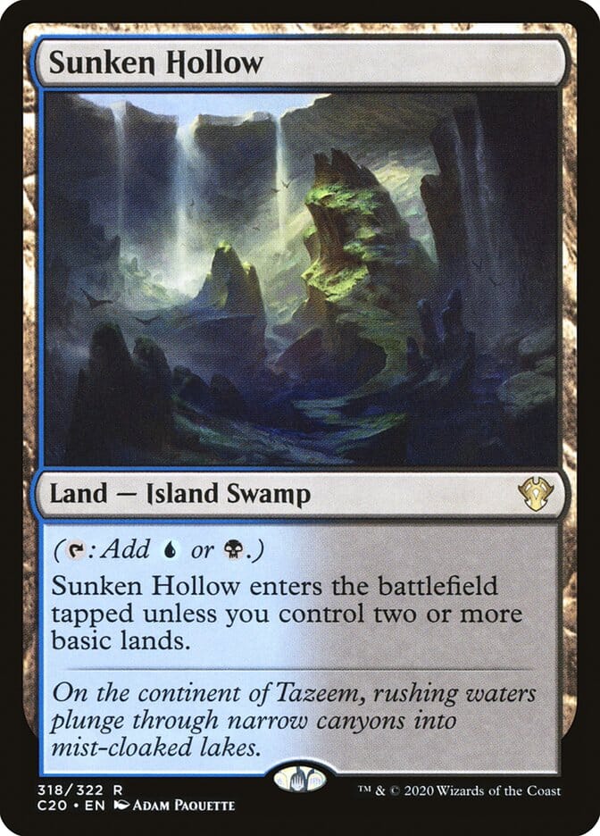 Sunken Hollow [Commander 2020] MTG Single Magic: The Gathering  | Multizone: Comics And Games